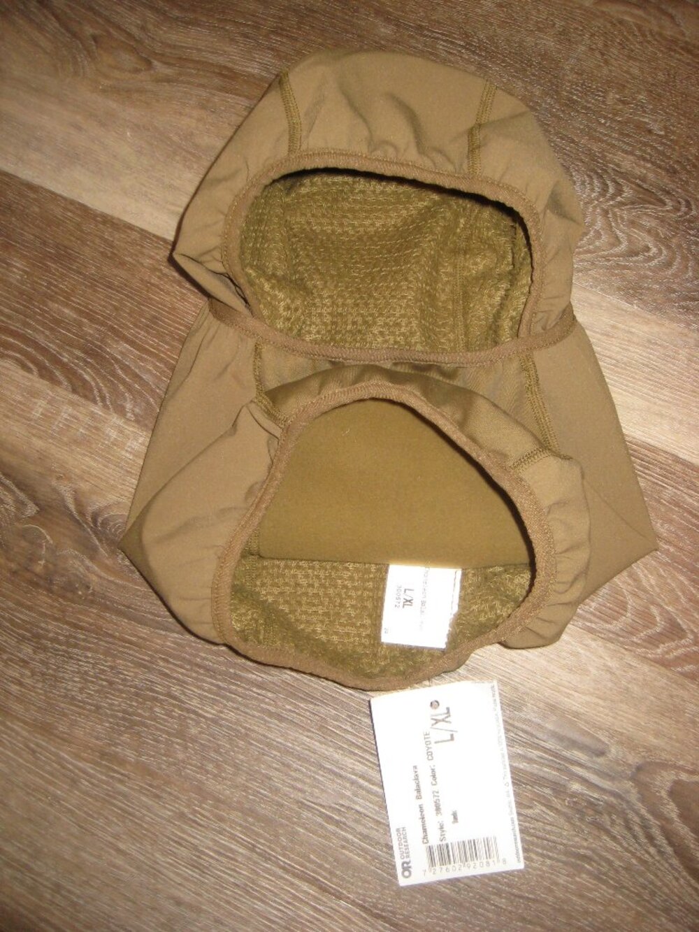 Outdoor Research Chameleon Balaclava Coyote Brown USA Made